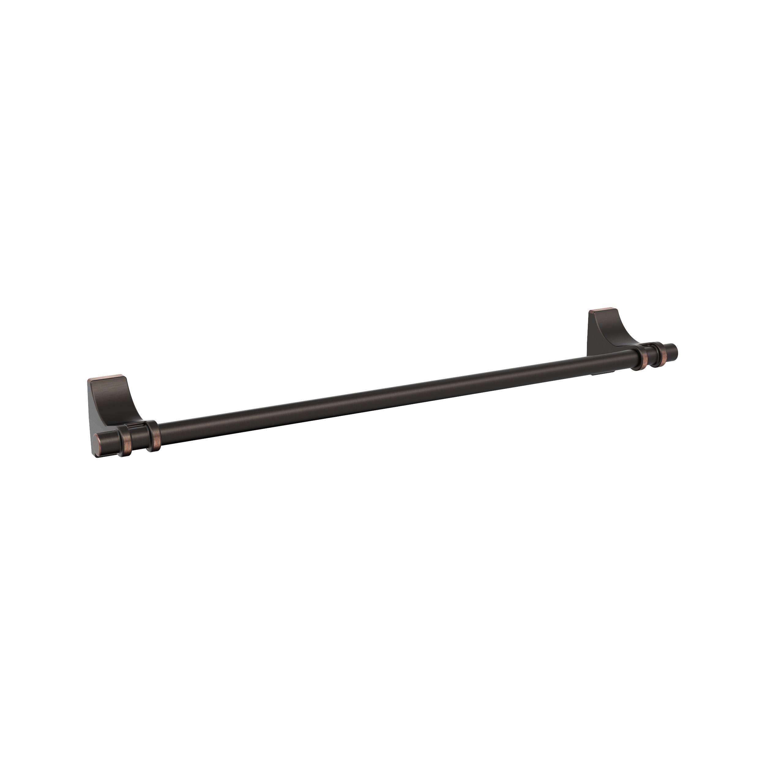 Amerock Davenport 24 Inch Oil Rubbed Bronze Towel Bar Set - 3 Piece Bathroom Accessories for Modern & Traditional Bathrooms, Spa & Guest Room Decor