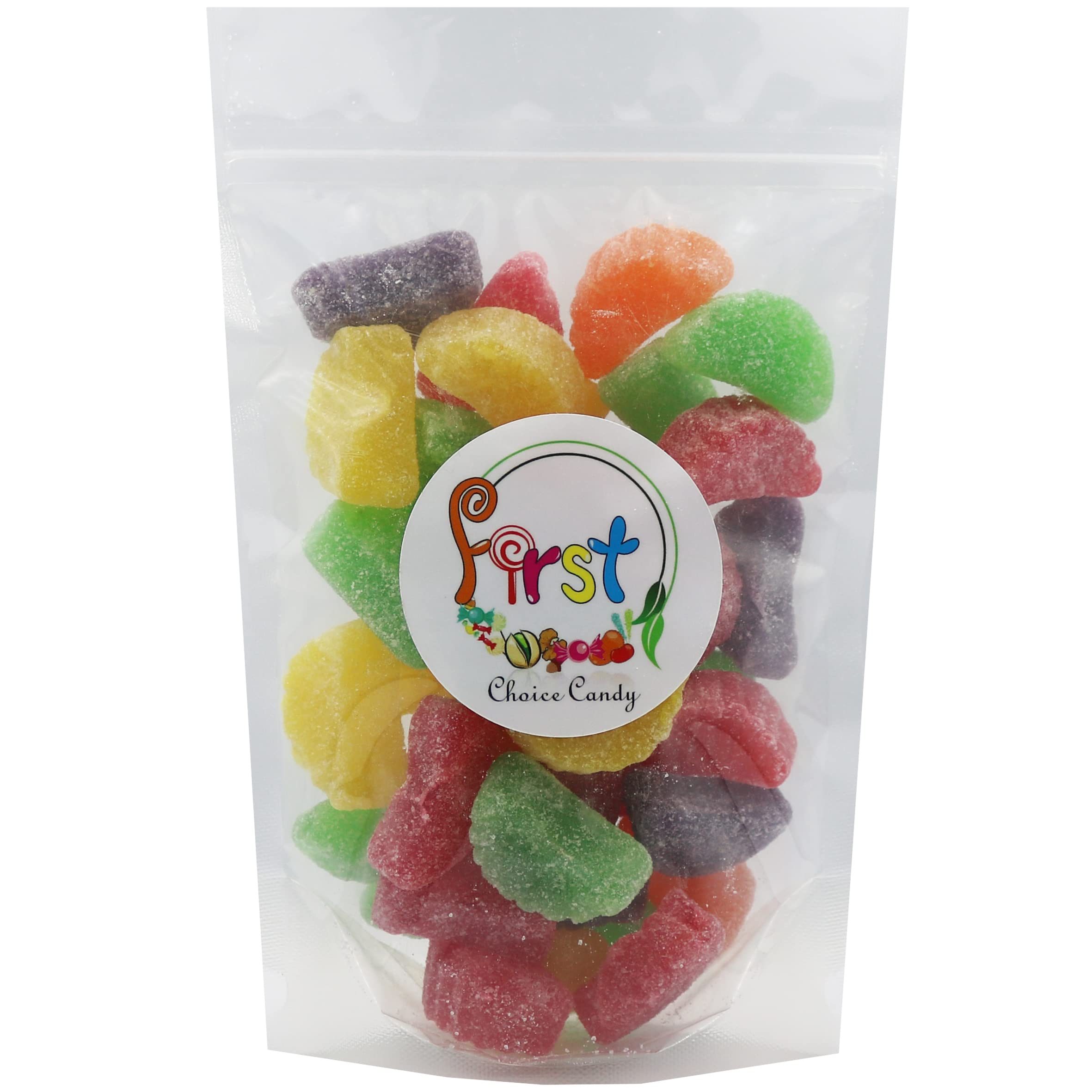 FirstChoiceCandy Assorted Fruit Slices Jelly Wedges - 5 Pound Bulk Candy for Parties, Baking, and Gift Baskets | Sweet & Chewy Candy Treats