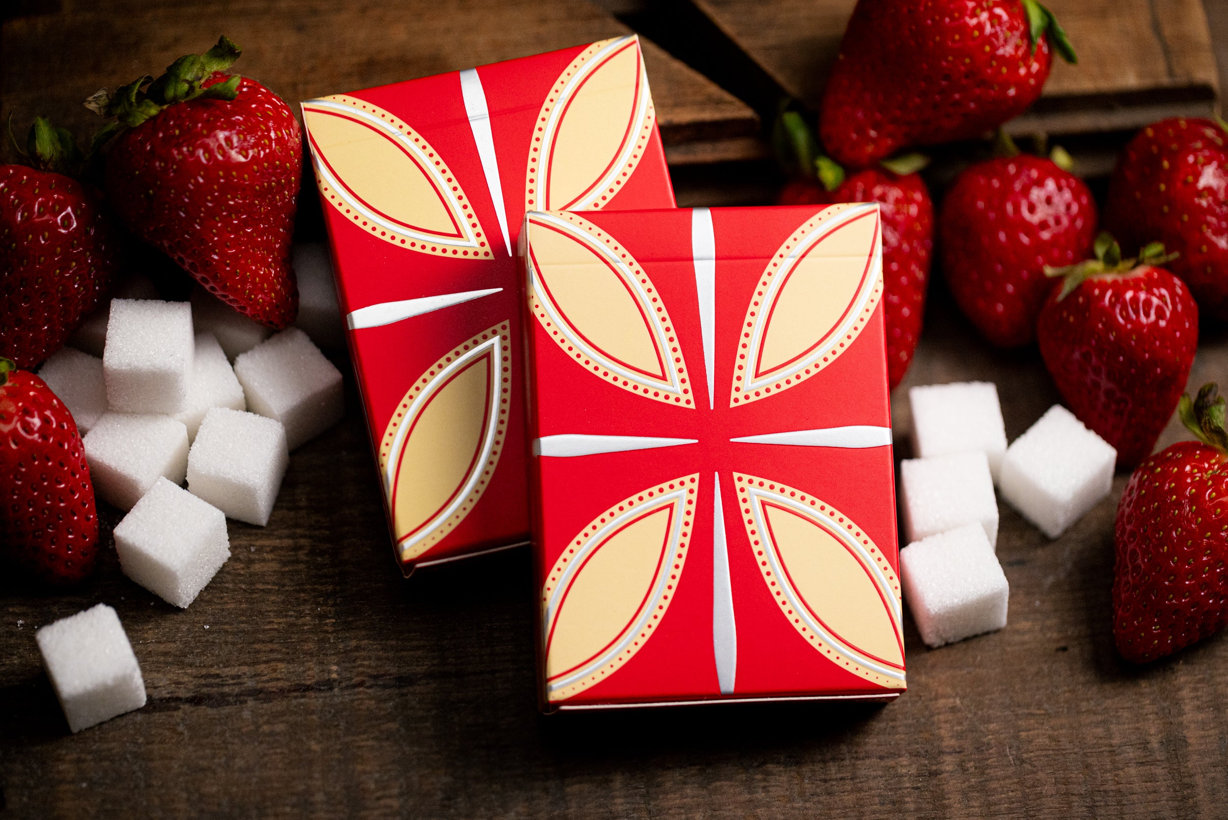 Premium Strawberry Pi Luxury Playing Cards - Elegant Deck for Poker, Magic Tricks & Collectors - Perfect for Game Nights, Gifts & Cardistry