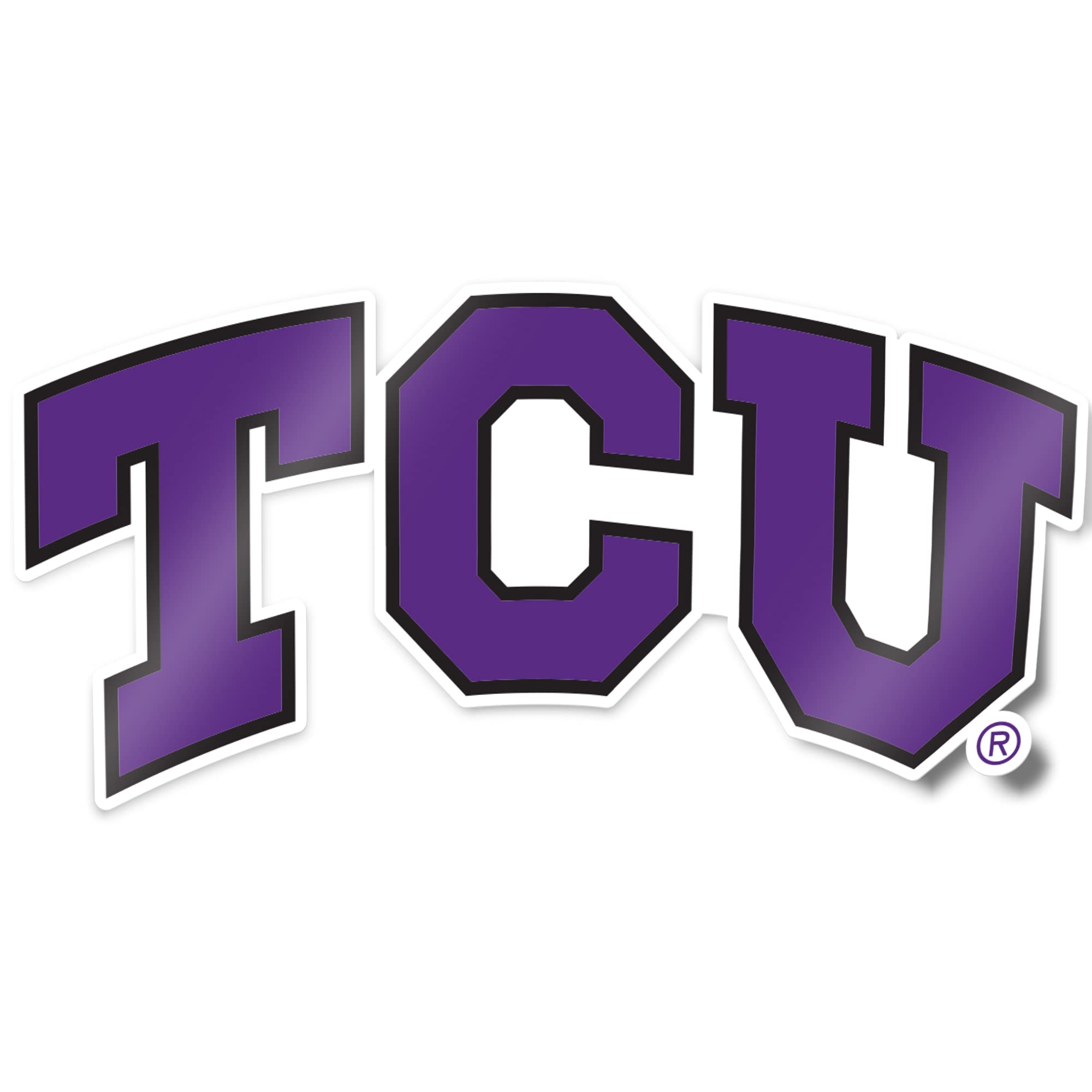 TCU Texas Christian University Desert Cactus Vinyl Decal Sticker - Waterproof Laptop, Water Bottle, Car, Scrapbook Decor - Perfect for College Dorm, School Spirit & Fan Gifts