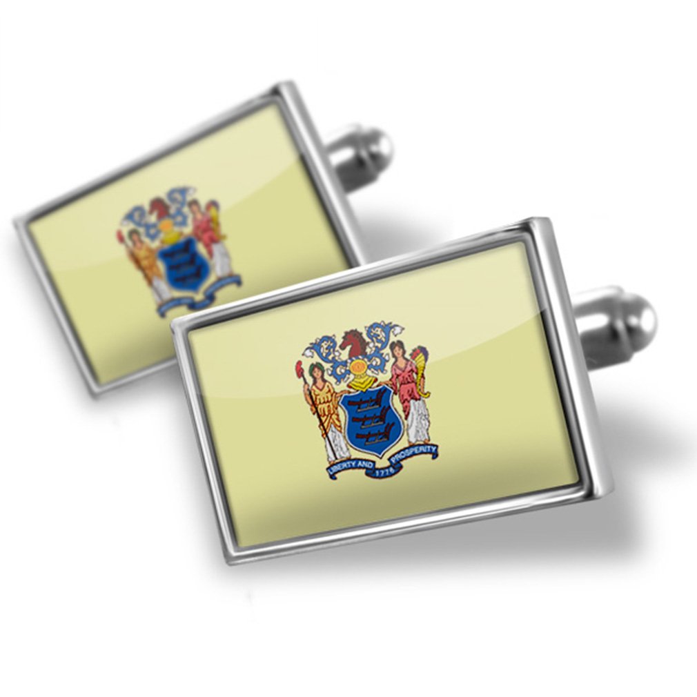 USA Flag Cufflinks - Patriotic American Jersey Design for Men's Formal Wear & Gifts - Perfect for Weddings, Business Meetings & Special Occasions