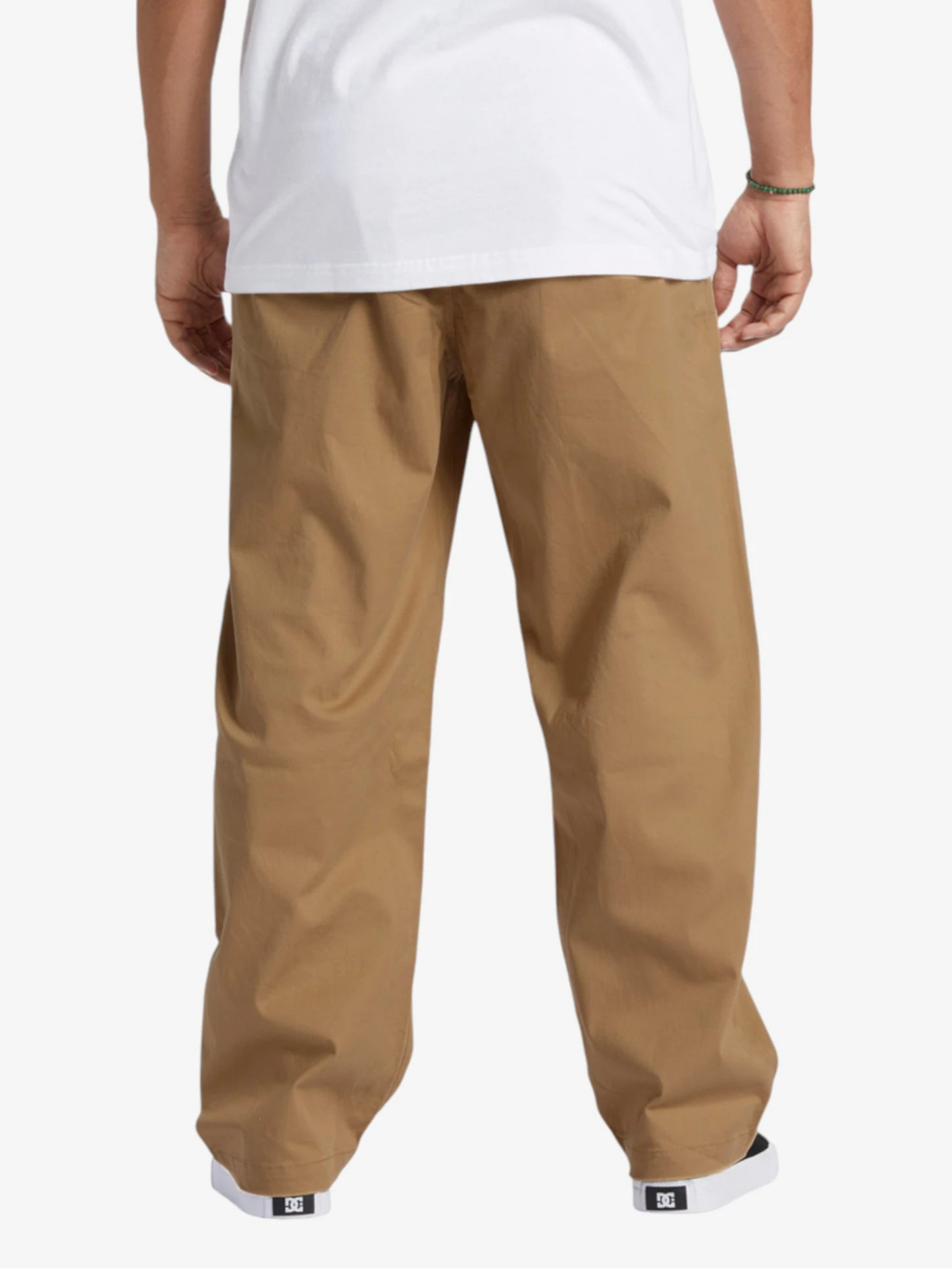 DC Worker Baggy Chino Pants for Men - Comfortable Beige Casual Trousers | Streetwear, Workwear & Everyday Wear