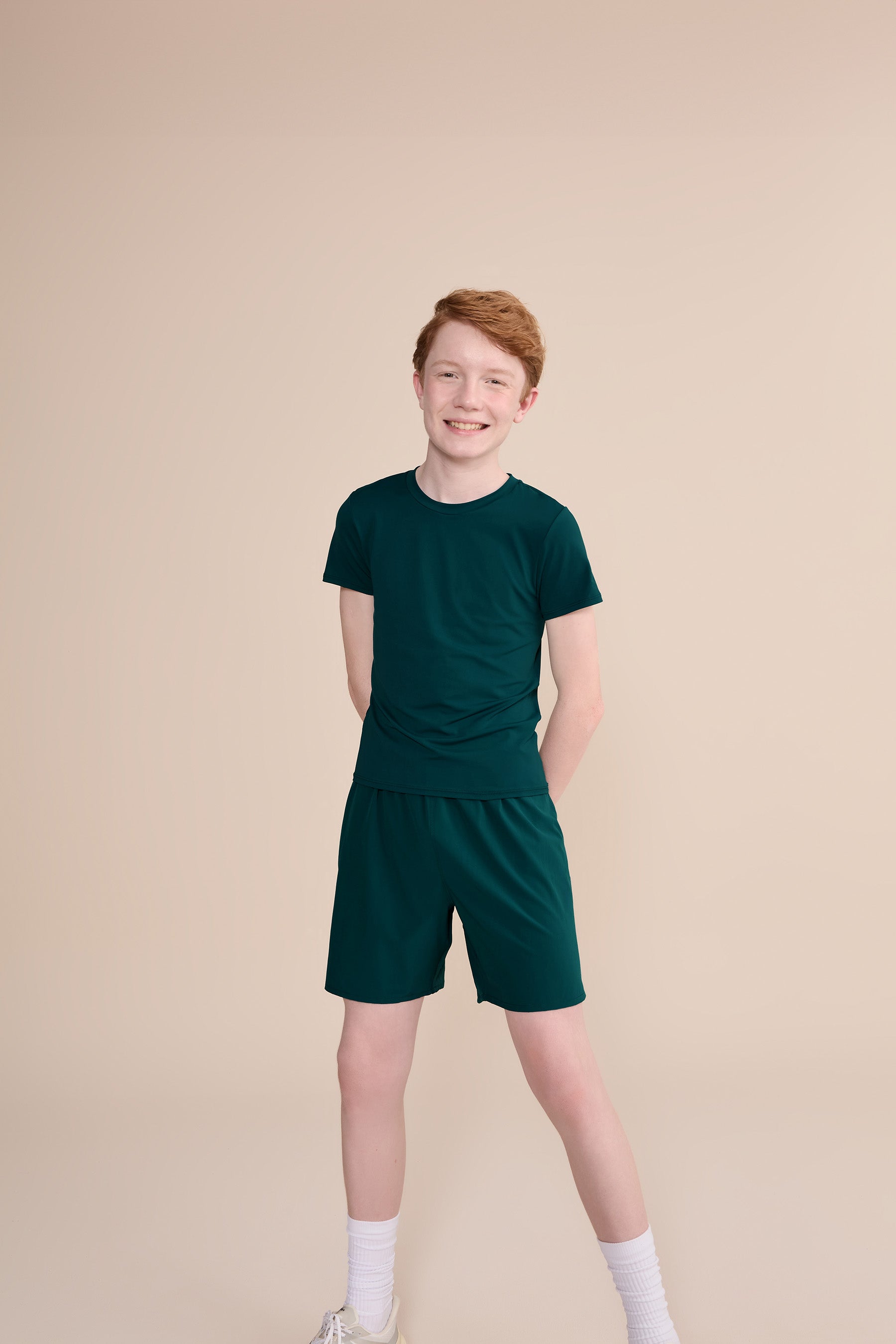 Dryside Kids Long Shorts for Boys & Girls - Comfortable Athletic Running Playwear for Outdoor Sports & Summer Activities