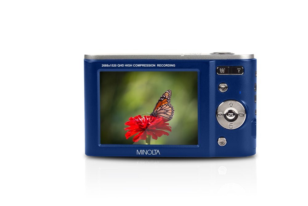 Minolta MND20 44MP 2.7K Ultra HD Digital Camera with 3