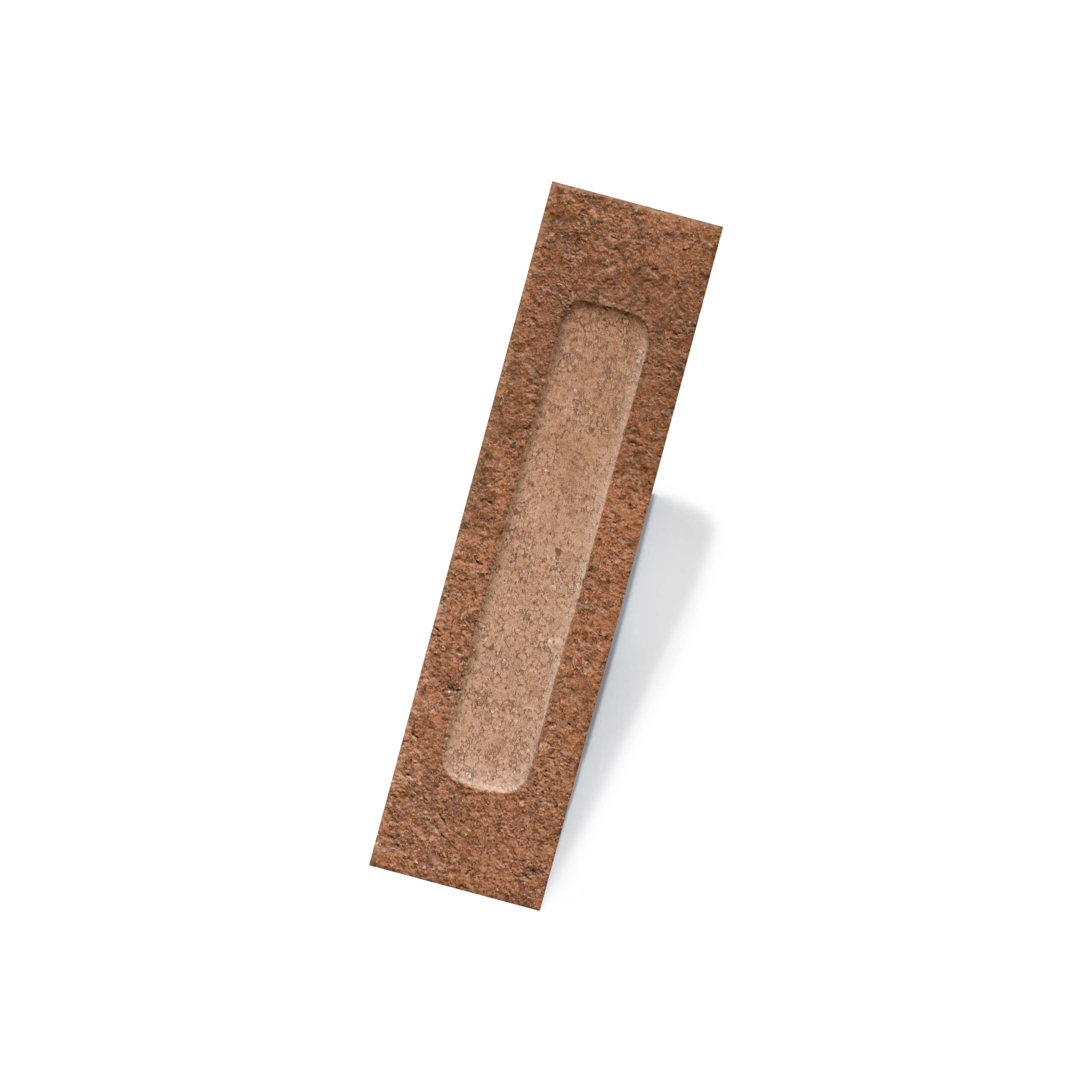 Miniature Fornace Formella 60x240 Matt Rosso Mattone Sample - Red Brick Finish Matte Tile for Kitchen Backsplash, Bathroom Walls & Fireplace Surrounds