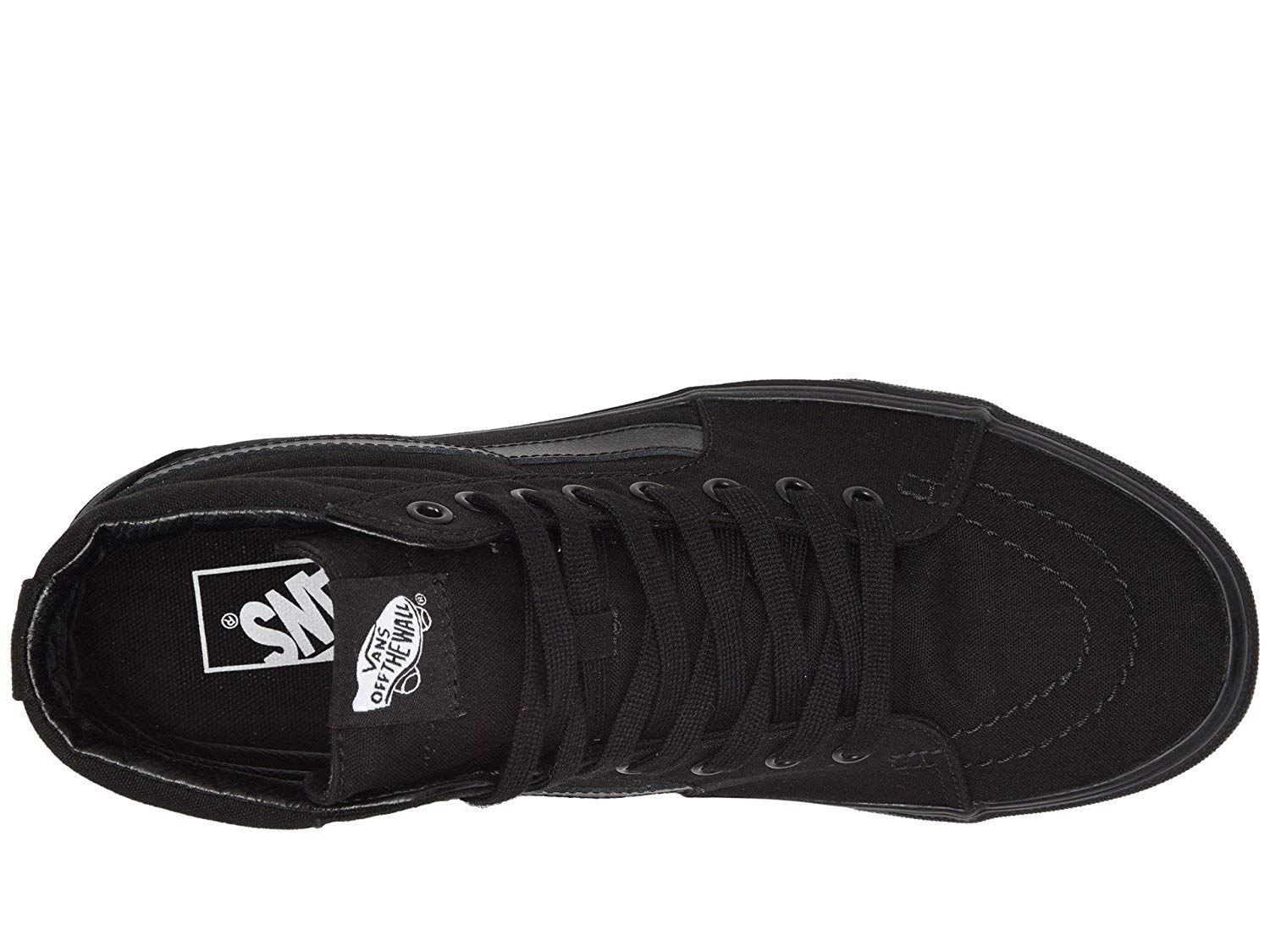 Vans SK8 Hi Black/Black Skate Shoes - Classic High Top Sneakers for Men & Women | Durable Canvas & Suede | Perfect for Skateboarding, Streetwear & Casual Outfits