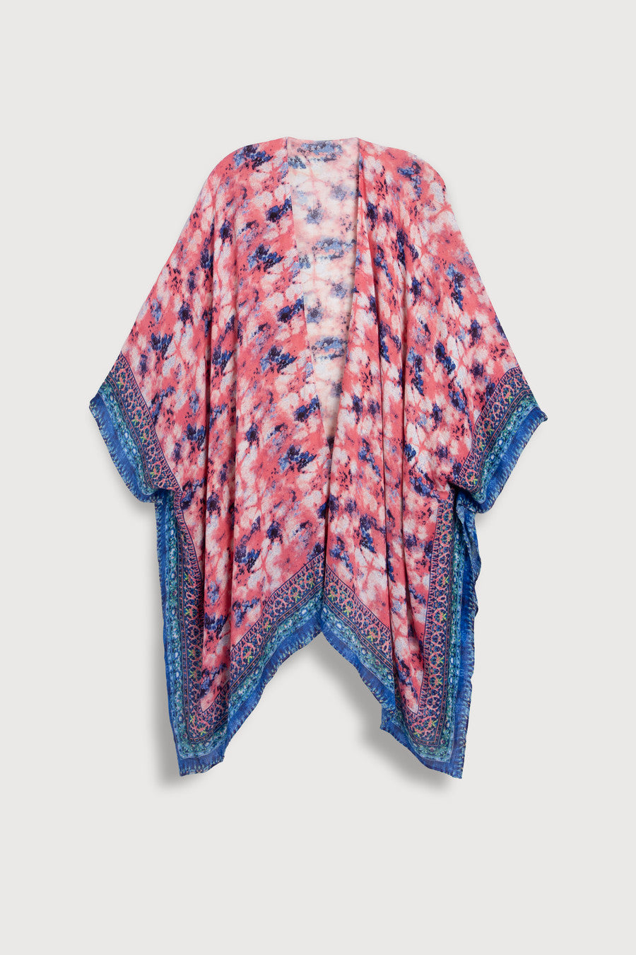 Stylish Tie Dye Butterfly Kimono Robe - Lightweight Summer Cover Up for Women - Perfect for Beach, Pool, Yoga & Boho Fashion