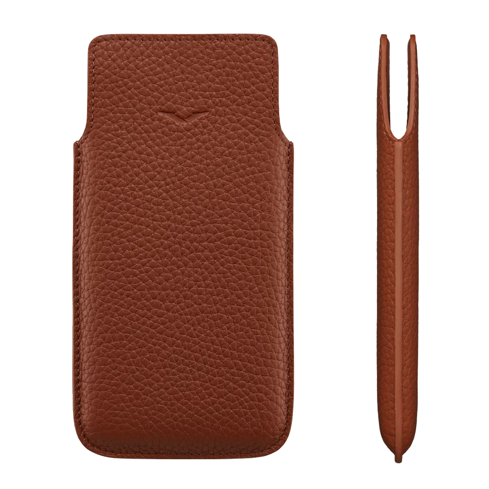METAVERTU & iVERTU Premium Calf Leather Slip Phone Case - Slim Protective Cover for iPhone 15/14/13 Pro Max - Multiple Color Options - Perfect for Business & Everyday Use