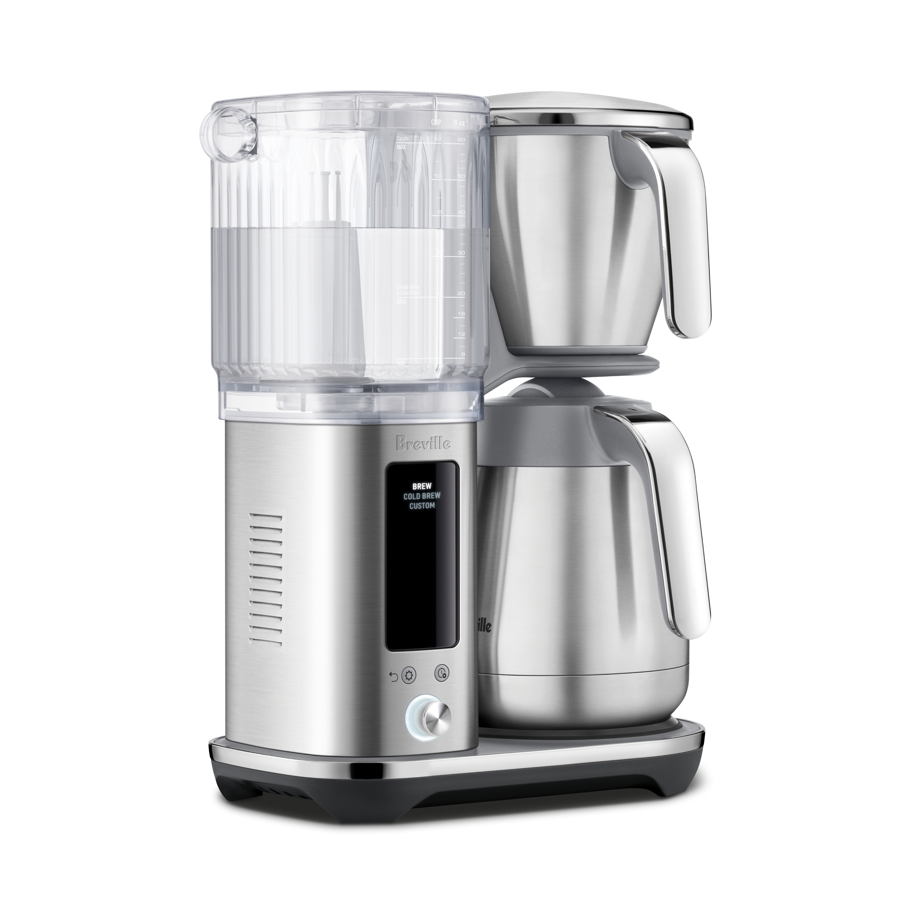 Breville BDC465BSS Luxe Precision Brewer with Thermal Carafe - 12-Cup Programmable Coffee Maker for Home & Office, Perfect for Fresh Brews Every Morning