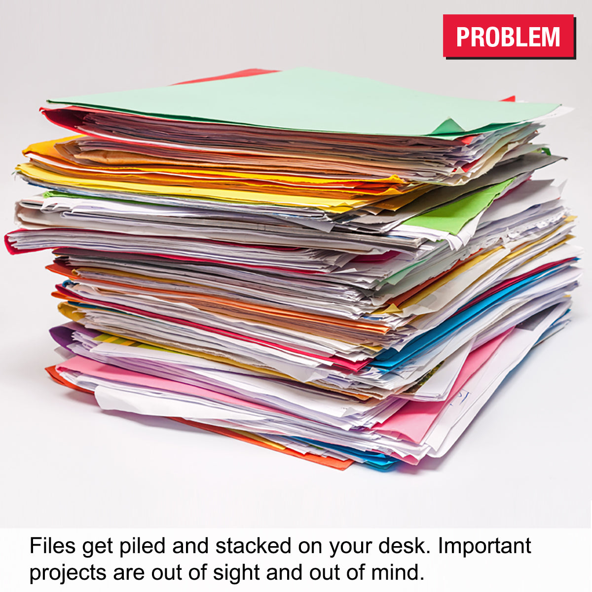 Ultimate Office 8-Compartment Mesh Desktop File Organizer with Inclined Design - Includes 18 PocketFile™ Project Folders | Perfect for Home Office, School Supplies & Workspace Organization