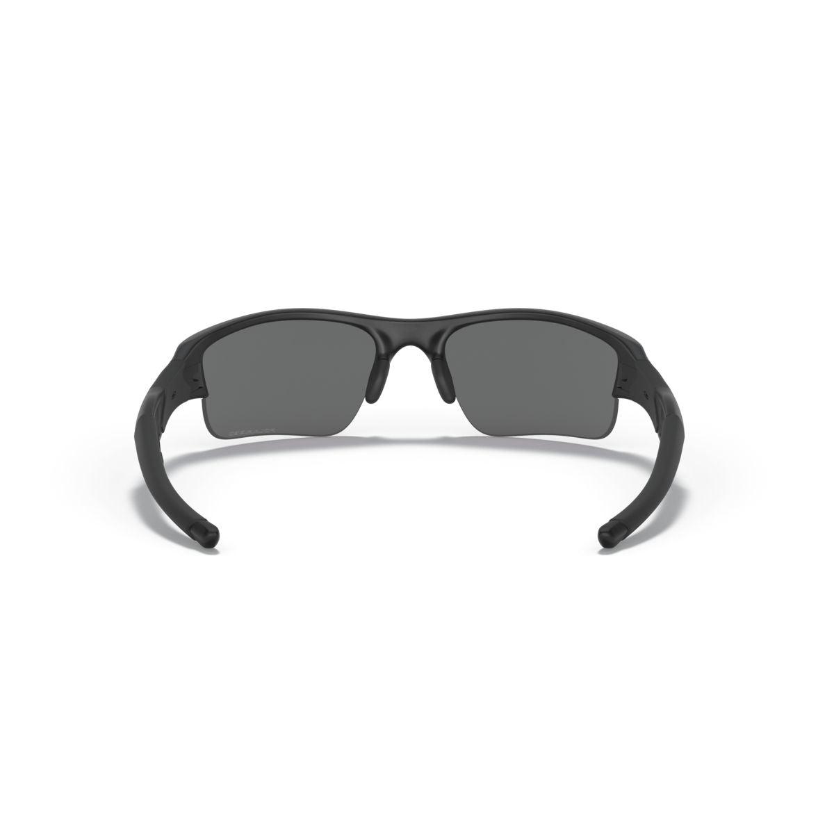 Oakley Flak Jacket XLJ Sunglasses - Matte Black/Grey Polarized Lenses (Model 0OO9009-11-435) for Running, Cycling & Outdoor Sports