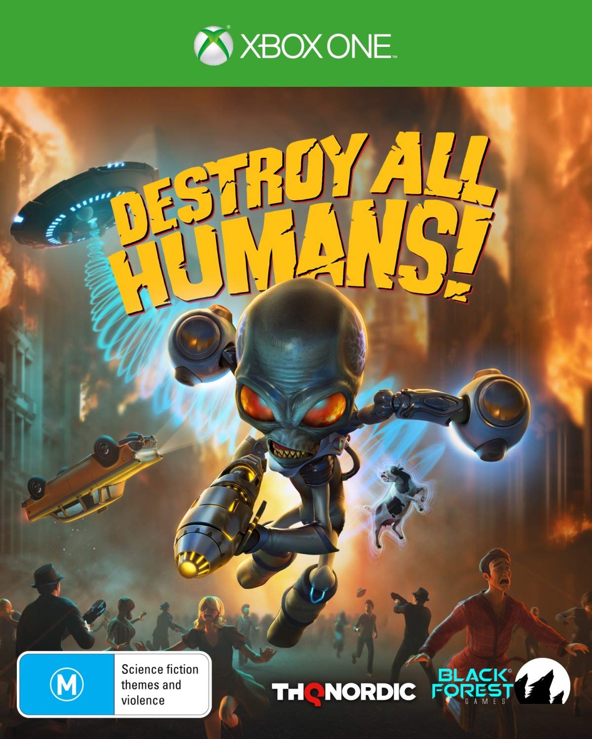 Destroy All Humans! Xbox One Game - Action-Packed Alien Invasion Adventure for Sci-Fi Fans | Perfect for Gaming Nights & Sci-Fi Enthusiasts