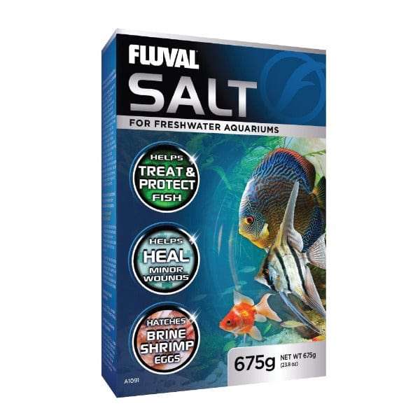 Fluval Aquarium Salt - Premium Water Conditioner for Freshwater & Saltwater Fish Tanks | Enhances Fish Health & Reduces Stress | Ideal for Water Changes, Quarantine Tanks & Marine Aquariums