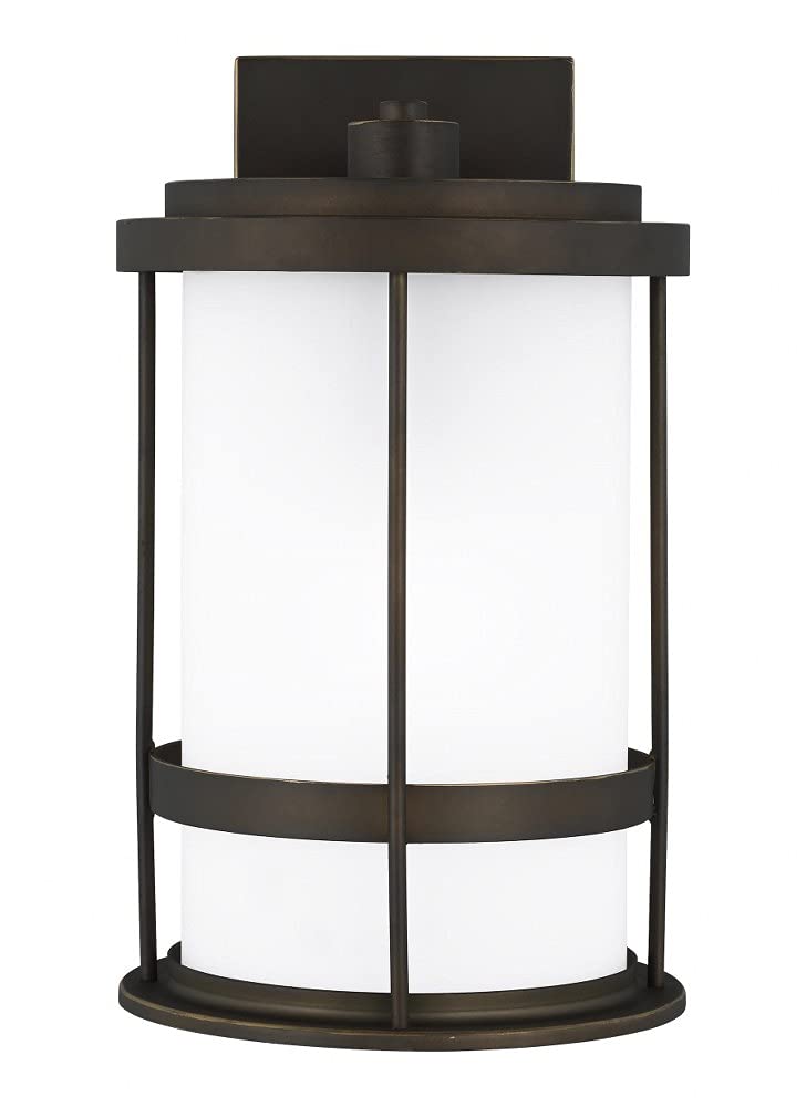 Generation Lighting 8690901D-71 Medium Outdoor Wall Lantern - Weatherproof Exterior Light Fixture for Porch, Patio & Garden Lighting