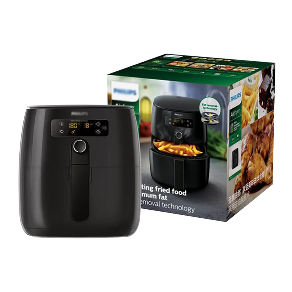 Oil-Free Air Fryer 4.2L Large Capacity - Multifunctional Electric Cooker with Double Air Circulation & Removable Basket (Black, 36.5x26.6x28cm) - Perfect for Healthy Cooking, Meal Prep, and Family Kitchen Use