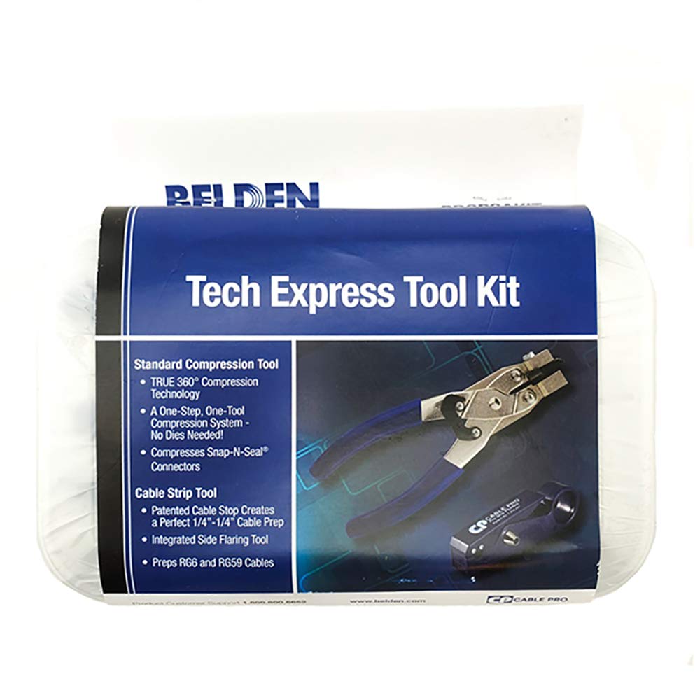 Belden Wire and Cable PROPSAKIT Professional Tool Kit with Cable Stripper - Perfect for Electricians, Network Installers, and DIY Home Projects
