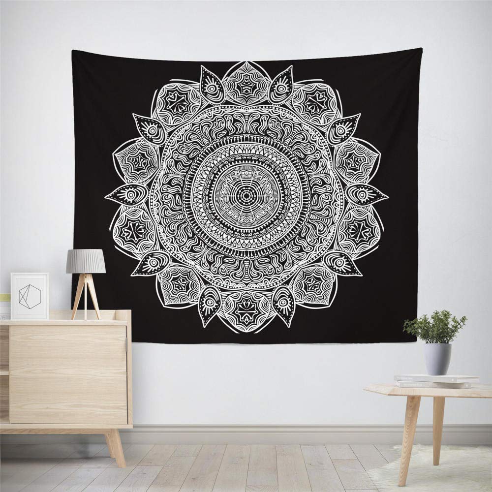 Mandala Wall Tapestry 29x37 Inches - Large Boho Indian Wall Hanging for Bedroom, Living Room & Dorm Decor - Perfect for Meditation Spaces, Yoga Studios & Bohemian Home Decor
