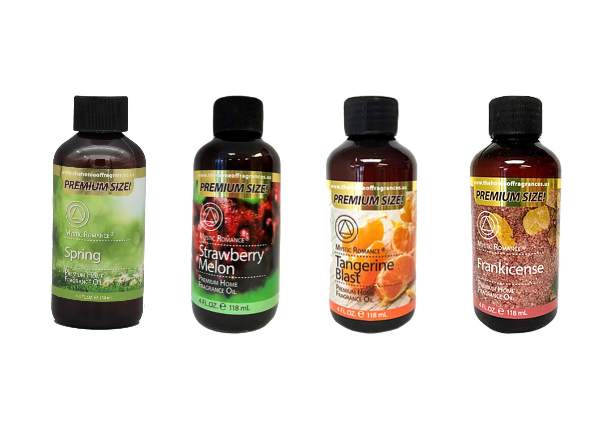 4 Pack 4oz Fragrance Oils - Premium Scented Oils for Aromatherapy, Candles, Soap Making & Home Diffusers