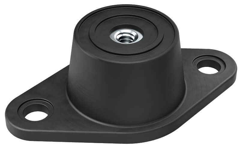 VibraSystems FMD Compression Rubber Isolator Mounts - 4 Pack Vibration Dampers for Motors, Fans, Pumps, Compressors, Transformers & HVAC Systems | Reduce Noise & Vibration in Industrial & Home Applications