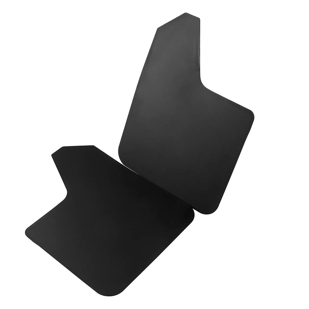 Universal Black Mud Flaps Set - Heavy Duty Splash Guards for Trucks, SUVs, Cars & Vans with Mounting Hardware | All-Weather Protection for Off-Road, Highway & Winter Driving