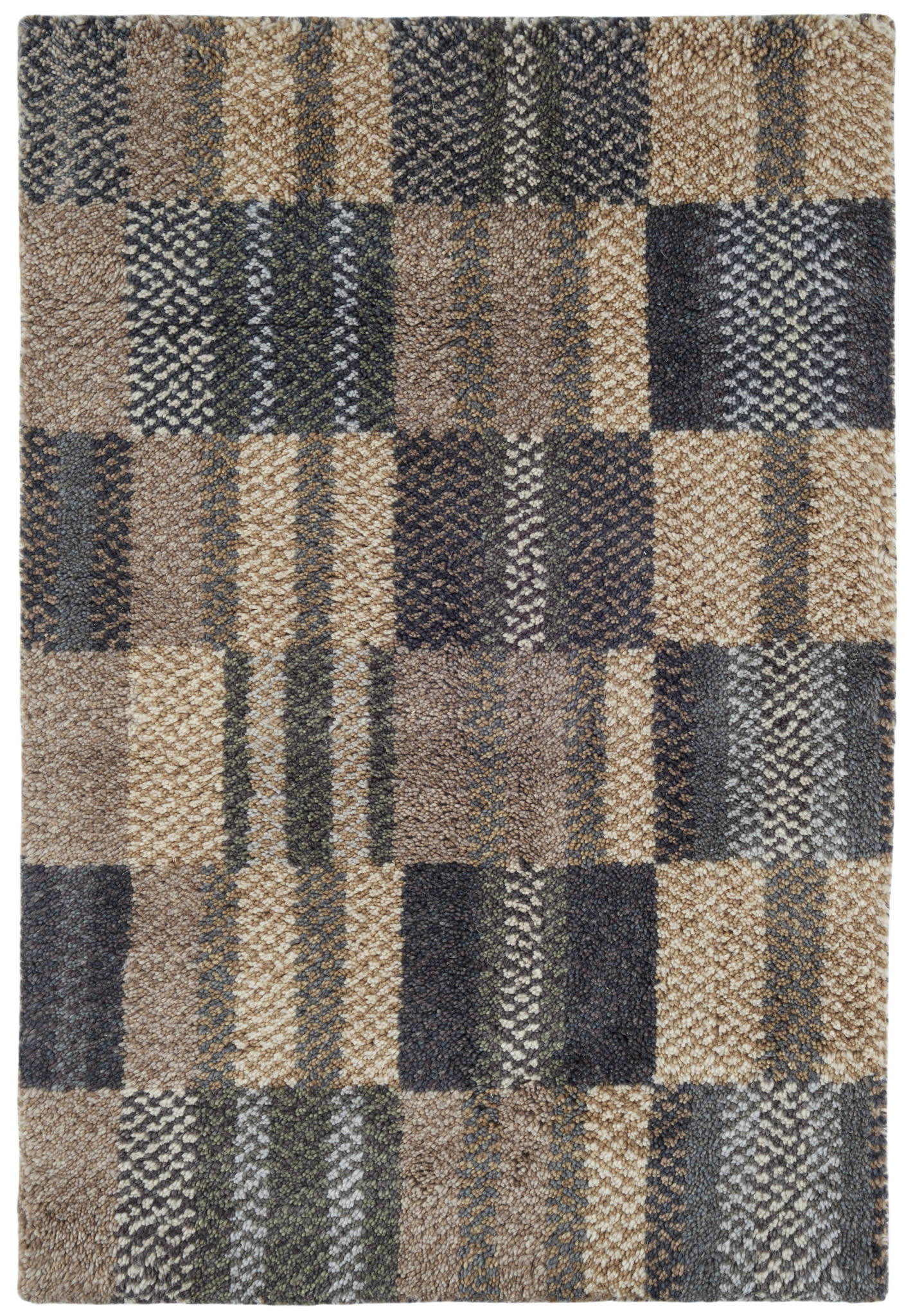 Hand-Knotted Fairhaven Wool Rug - Natural Fiber Area Rug for Living Room, Bedroom & Home Decor