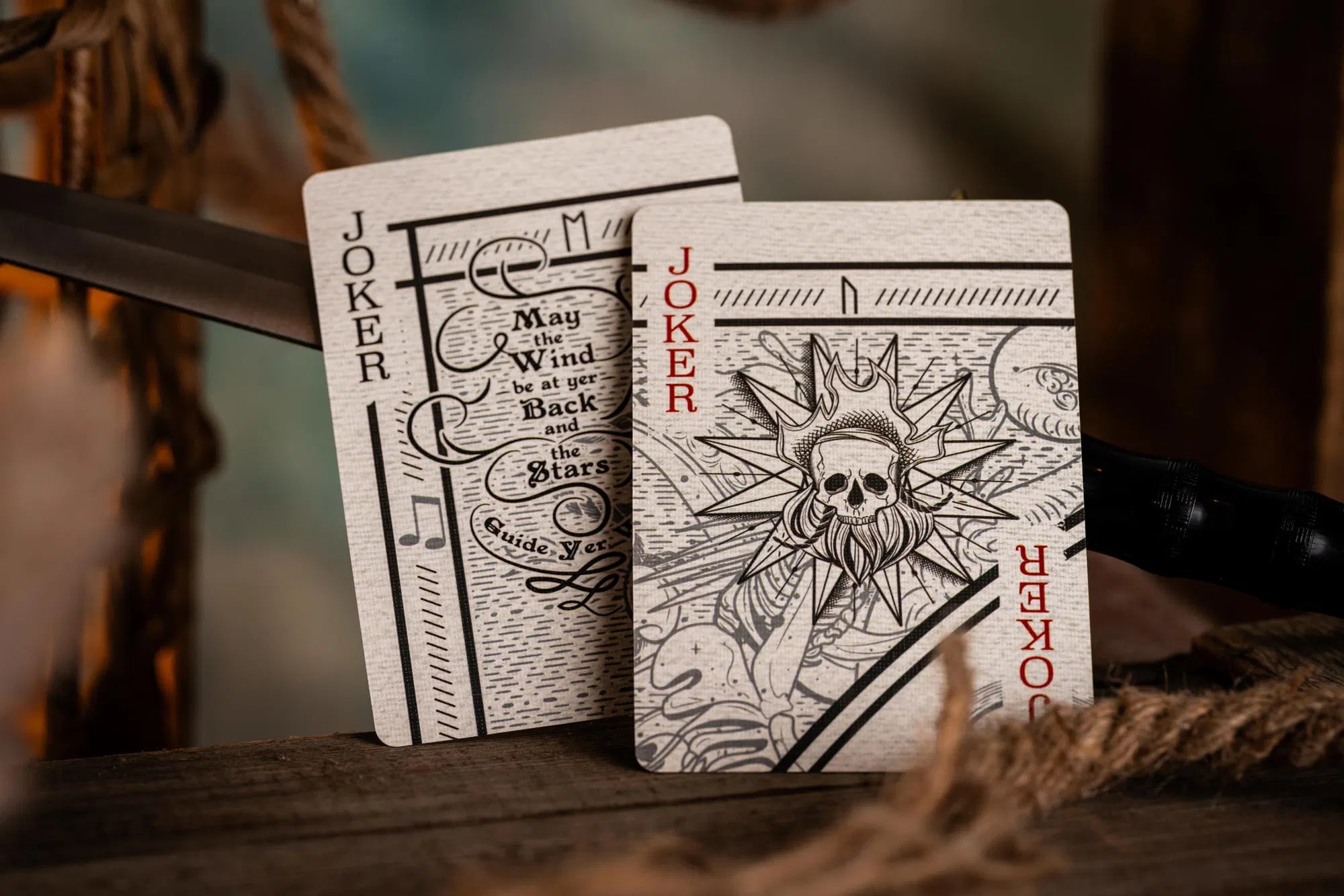 Blackbeard Playing Cards - Pearl Special Edition | Premium Pirate-Themed Deck for Collectors & Card Games | Perfect for Magic Tricks, Poker Nights & Gifts