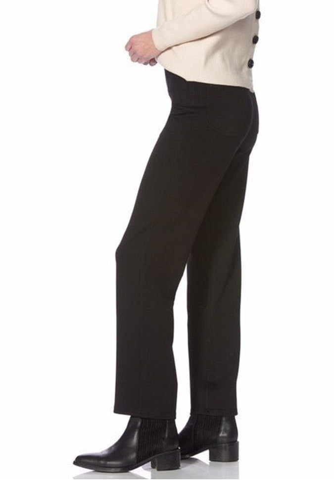 HUE PontEase Straight Leg Pants for Women - Comfortable Stretch Work Pants, Office & Business Casual Trousers (Perfect for Work, Travel & Everyday Wear)
