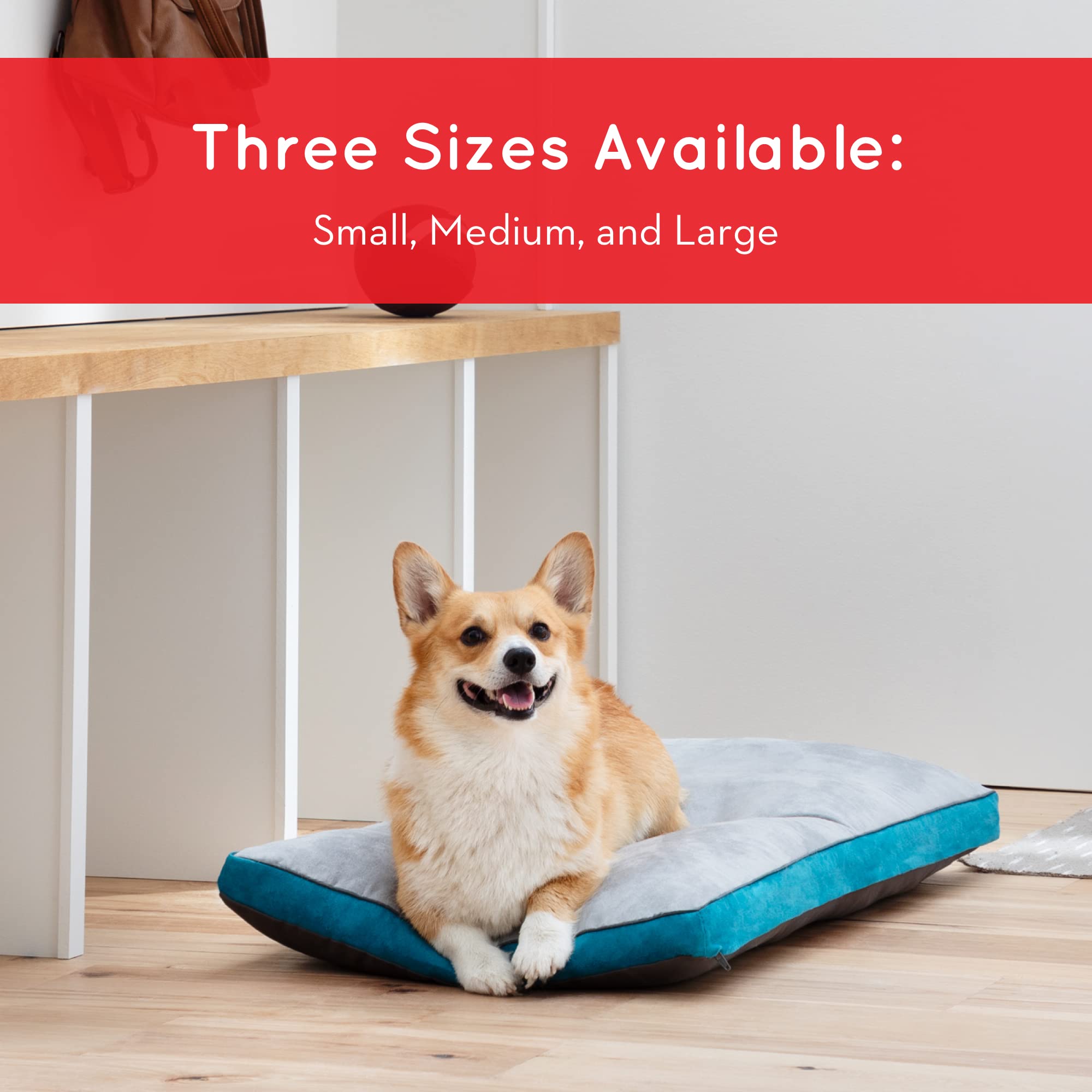 Orthopedic Memory Foam Dog Bed with Removable Washable Cover - Water Resistant Pet Bed for Crates, Kennels & Home Use - Comfortable Support for Joint Pain Relief - Perfect for Small, Medium & Large Dogs