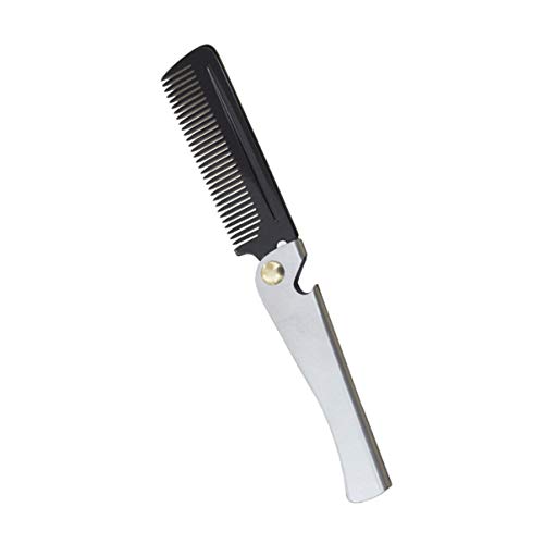 Premium Men's Beard Comb & Mustache Comb Set - Anti-Static Pocket Size Travel Grooming Kit for Facial Hair Care - Perfect for Daily Styling, Travel & Professional Grooming