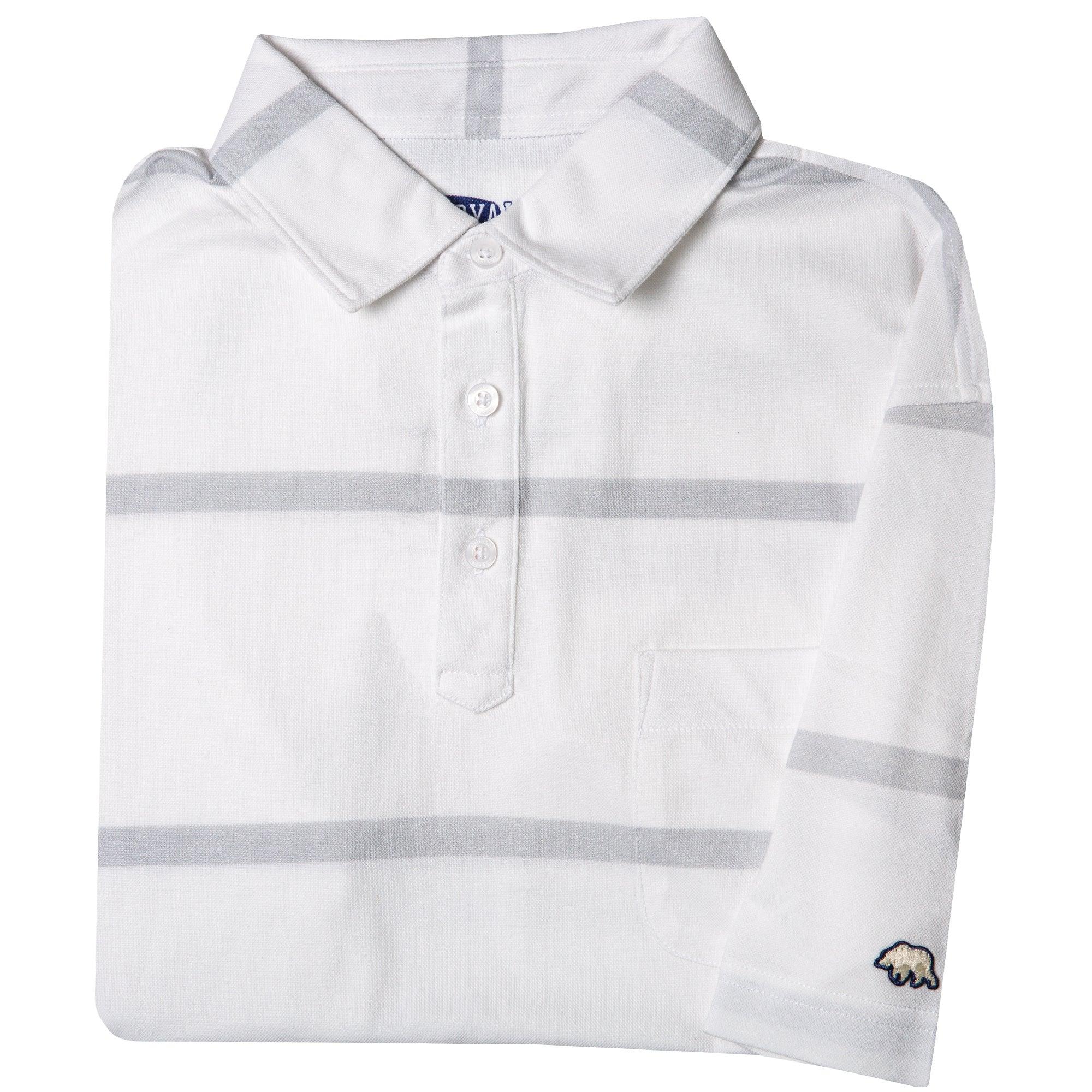 Vintage Retro Stripe Polo Shirt for Men - Classic Casual Button Down Collar Tee - Perfect for Golf, Office & Everyday Wear