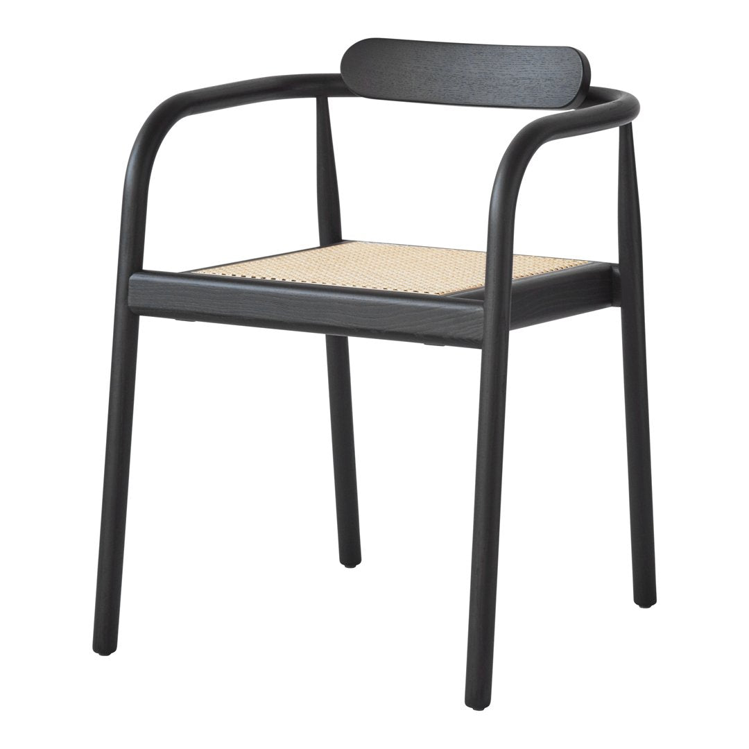 Modern Ahm Armchair - Stackable & Space-Saving Accent Chair for Living Room, Office, or Patio | Comfortable & Stylish Seating Solution for Small Spaces