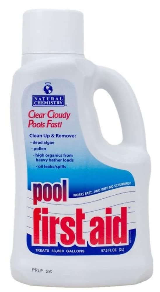 Natural Chemistry 3122 First Aid Swimming Pool Enzyme Treatment - Cleans & Balances Pool Water | Perfect for Algae Control & Water Maintenance in Backyard Pools