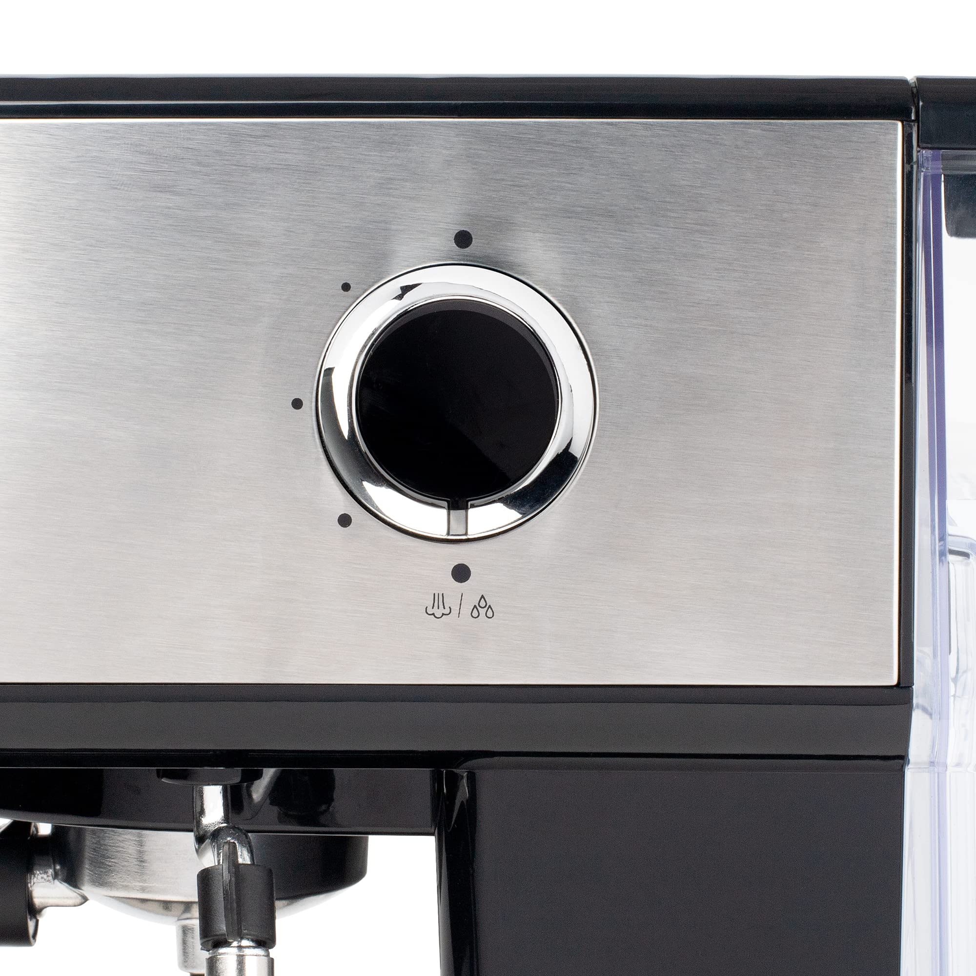 Capresso Café TS Touchscreen Espresso Machine - 50oz Silver Coffee Maker for Home & Office | Perfect for Espresso, Latte & Cappuccino Lovers