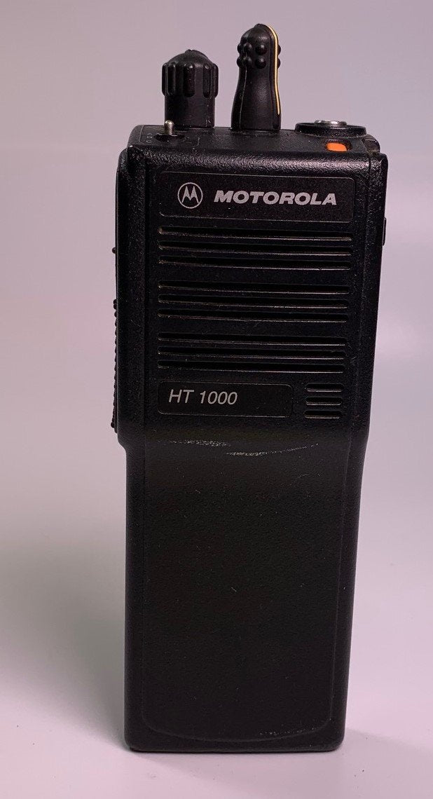 Motorola HT1000 H01SDC9AA3DN UHF Two-Way Radio - Long Range Portable Walkie Talkie for Construction, Security & Outdoor Adventures