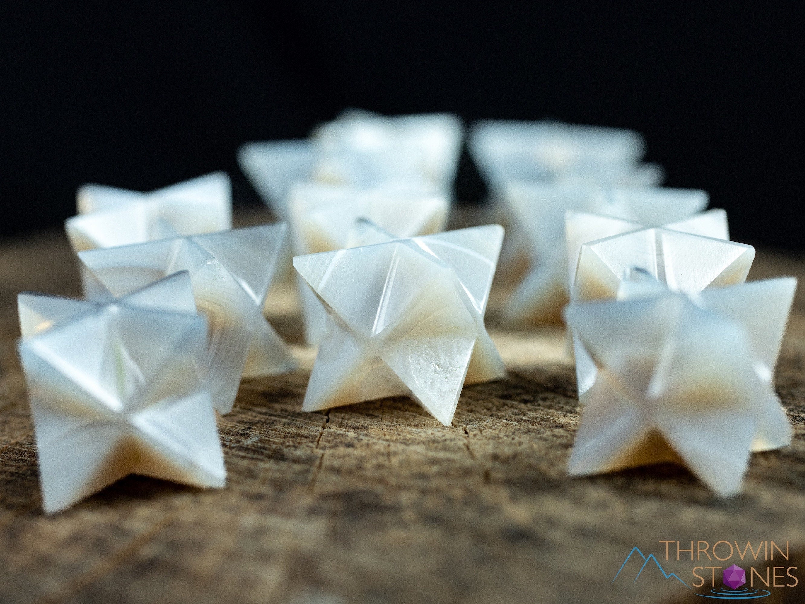 AGATE Crystal Merkaba Star - Sacred Geometry Metaphysical Healing Stone, Unique Spiritual Gift for Home Decor & Meditation | Perfect for Energy Healing, Yoga Spaces & Holistic Living