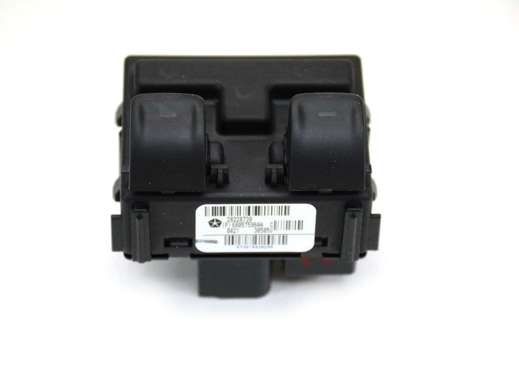 Mopar 6805 7596AA Door Window Switch Panel Replacement for Dodge Chrysler Jeep - Power Window Control Switch with Easy Installation (Perfect for Car Interior Repair & Upgrade)