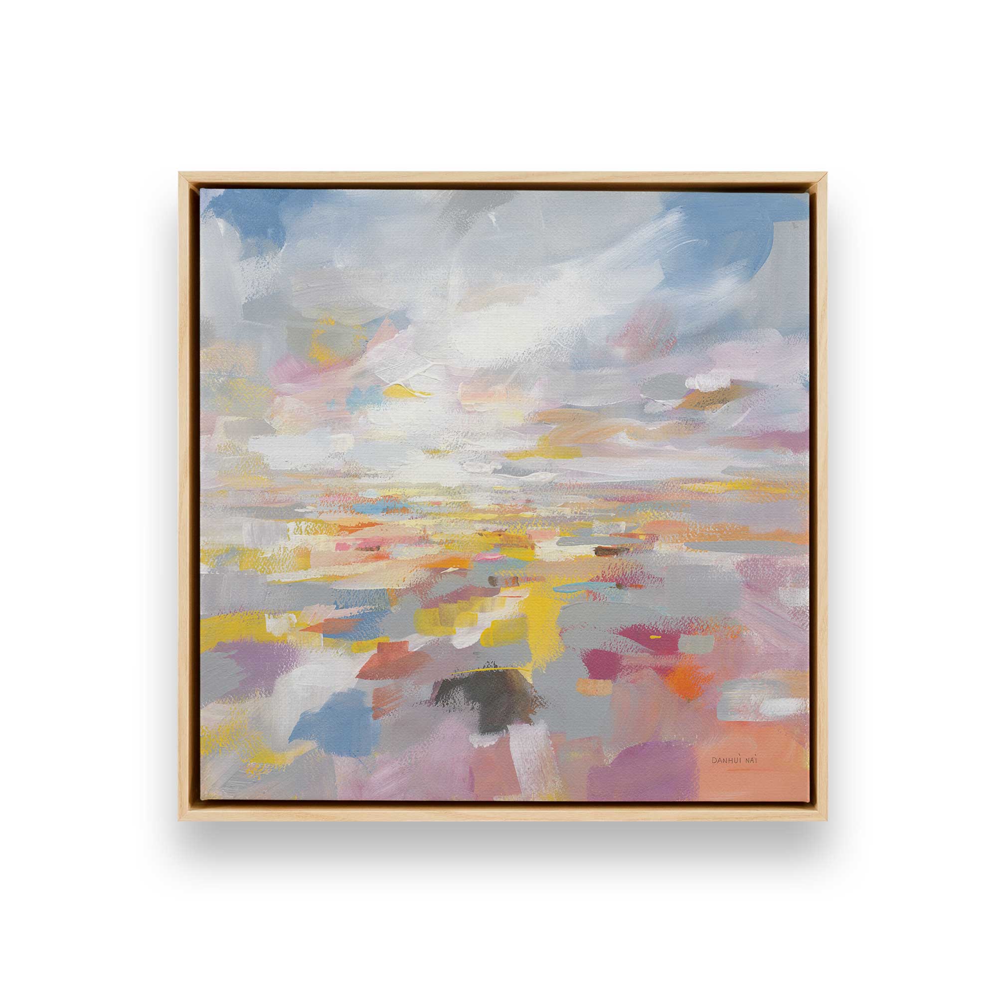 Dreamy Evening Abstract Canvas Wall Art - Modern Home Decor for Living Room, Bedroom & Office