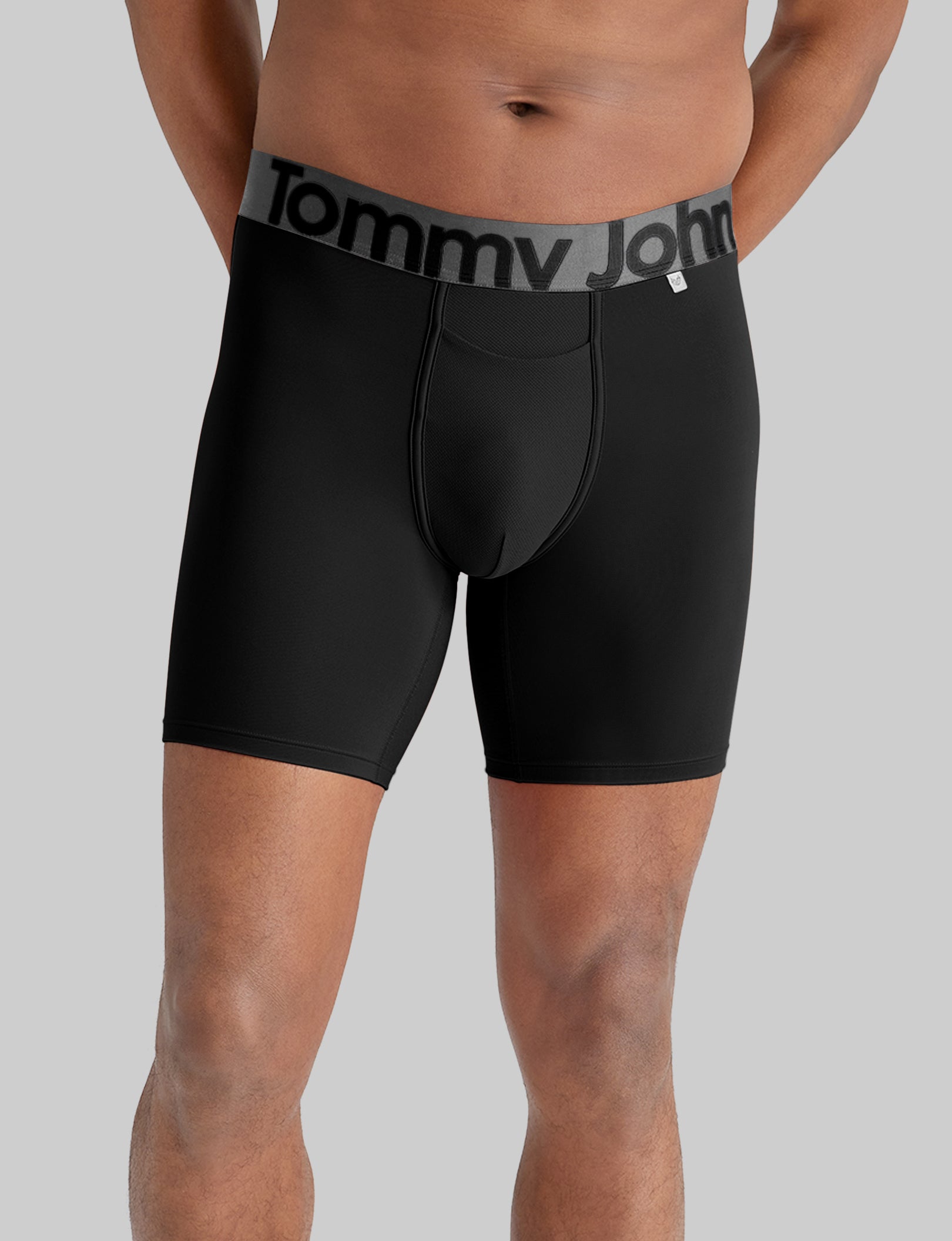360 Sport Mid Length Boxer Briefs for Men - 3 Pack Moisture Wicking Underwear - Gym, Running & Everyday Comfort Wear