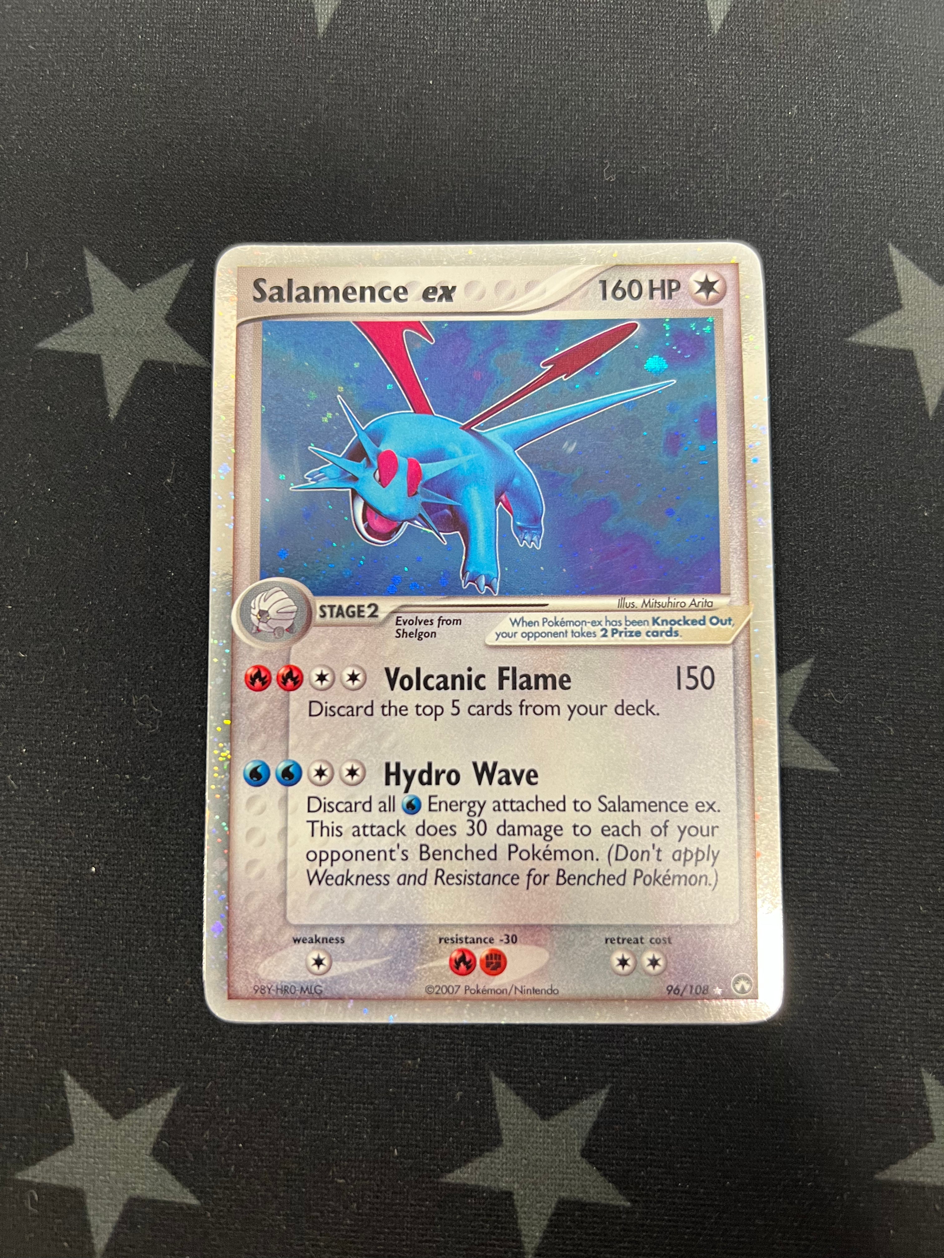 Salamence EX 96/108 Pokemon Trading Card Game (LP) - Rare Collectible Card for Battles & Trading
