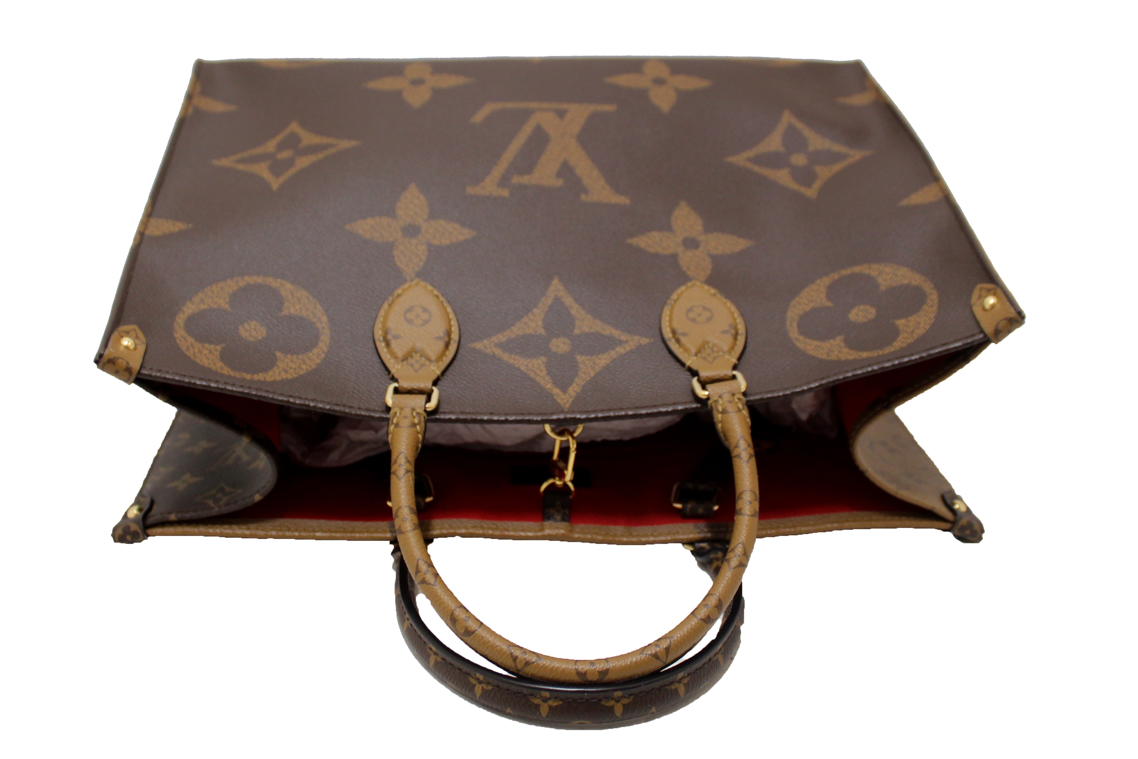 Authentic Louis Vuitton Monogram Giant OnTheGo GM Tote Bag - Luxury Designer Handbag for Women, Spacious Work Tote & Travel Bag, Perfect for Office, Business Meetings & Weekend Getaways