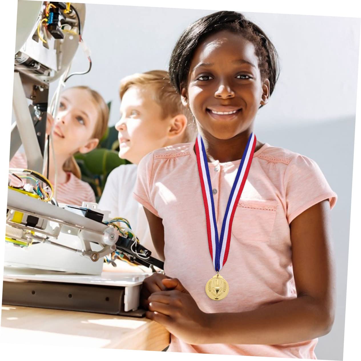 KICHOUSE Gold Medal for Sports Competitions - Zinc Alloy Award Medals for Winning Games, Tournaments, and School Events - Perfect for Track Meets, Marathons, and Achievement Ceremonies