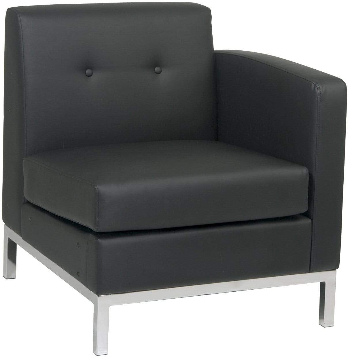 Ave Six Wall Street Right Arm Facing Modular Sofa [WST51RF] - Modern Sectional Sofa for Living Room, Home Theater & Office Lounge