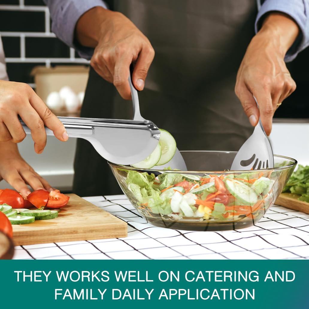 Premium 12-Piece Stainless Steel Serving Utensil Set - 10