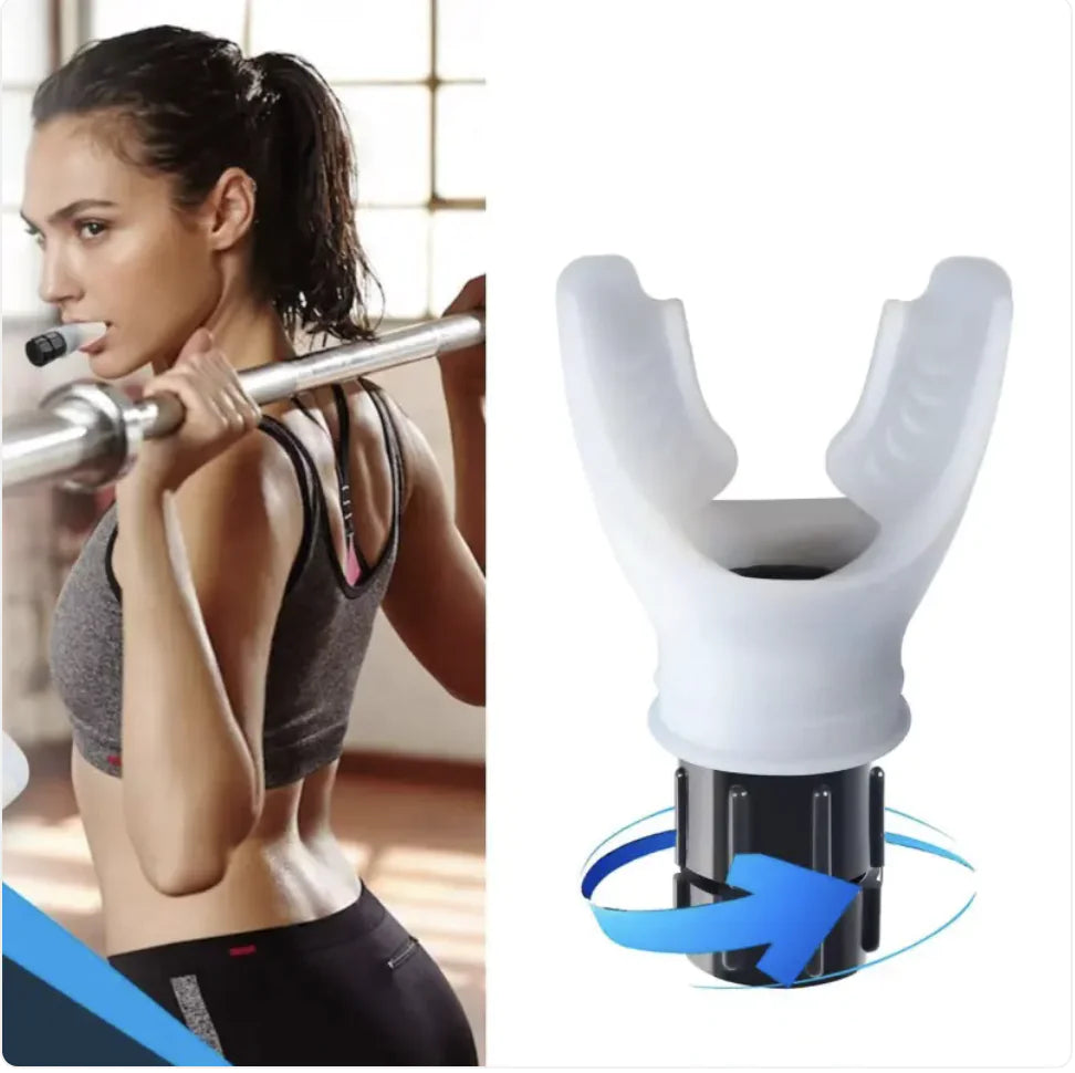Adjustable Portable Breath Trainer - Improve Lung Capacity & Muscle Strength for Fitness, Singing & Sports Training | Lightweight & Travel-Friendly for Home, Gym & Outdoor Use
