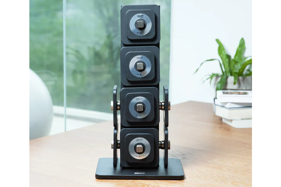 Warrior D22.5 Adjustable Dumbbell Set - 5-25 lbs Adjustable Weight Dumbbells for Home Gym, Strength Training & Full Body Workout - Perfect for Small Spaces & Beginners