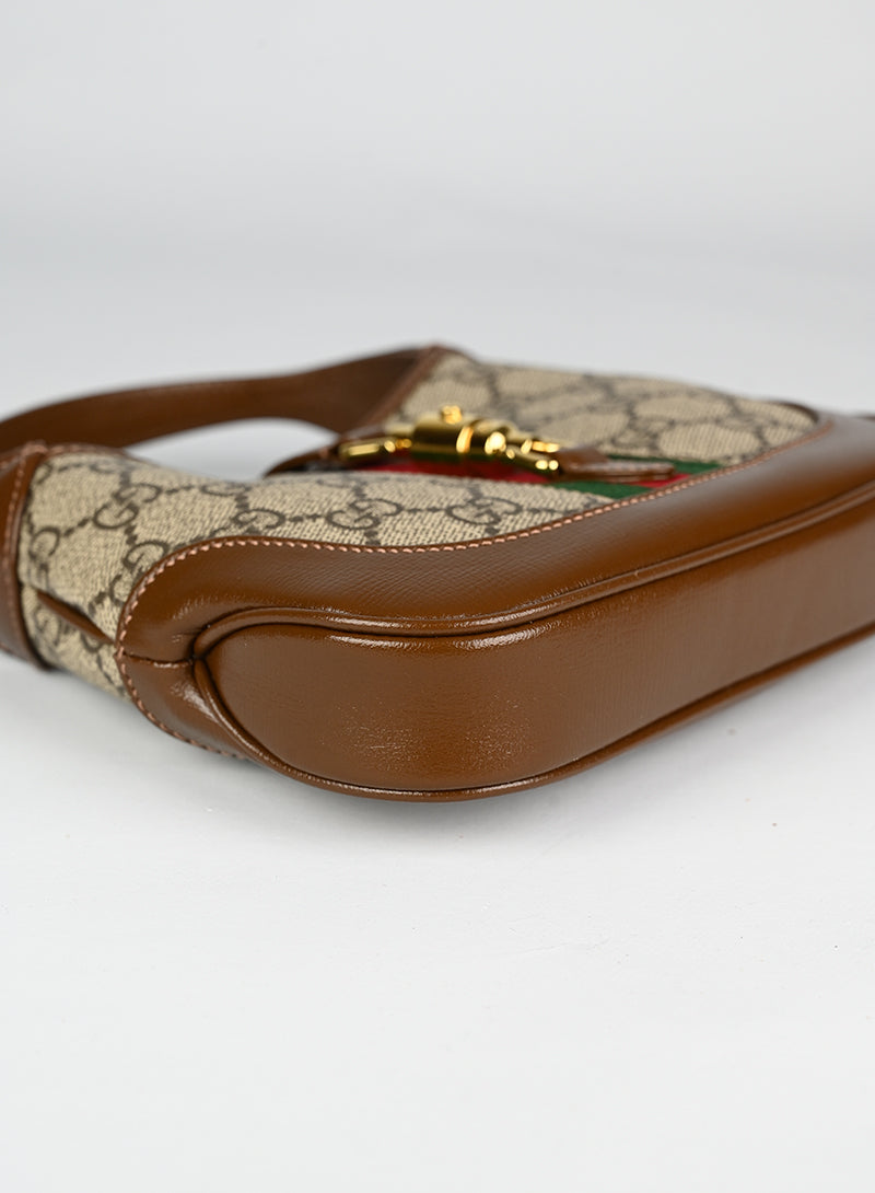 Gucci Jackie Mini Shoulder Bag in Beige - Stylish & Compact for Everyday Use, Work, and Travel