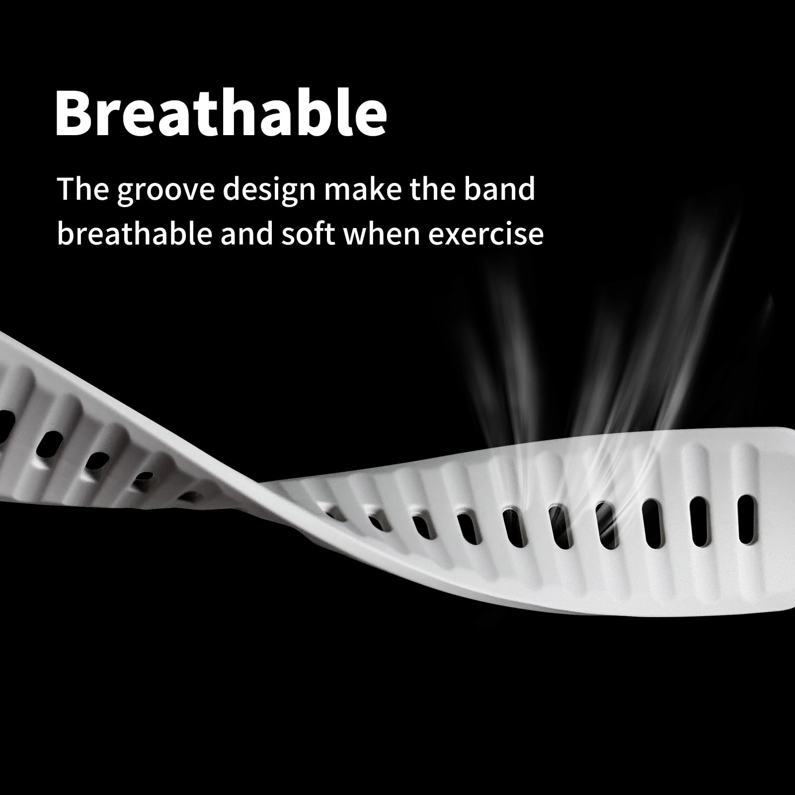 Premium Soft Silicone Sport Band for Apple Watch Ultra/Series 10/9/8/7/6/5/4/3/2/1 - Compatible with 49mm 46mm 45mm 44mm 42mm 41mm 40mm 38mm - Durable & Comfortable Replacement Strap for Men & Women - Perfect for Workouts, Running & Everyday Wear