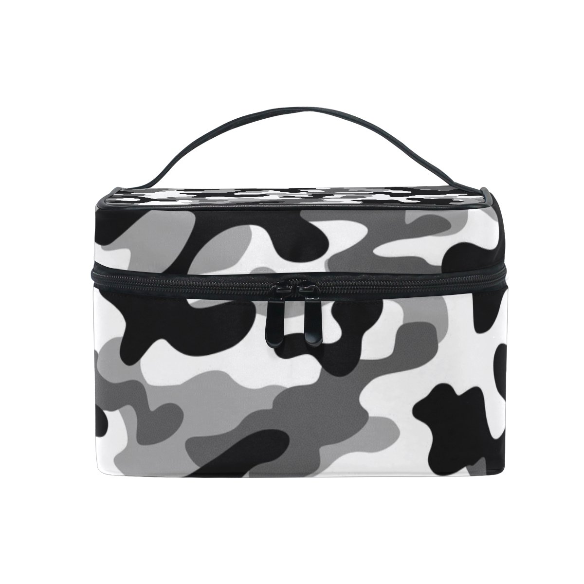 Military Camouflage Cosmetic Bag for Women - Waterproof Travel Makeup Train Case with Multiple Compartments | Perfect for Travel, Gym, Camping & Daily Organization (Cooper Girl)