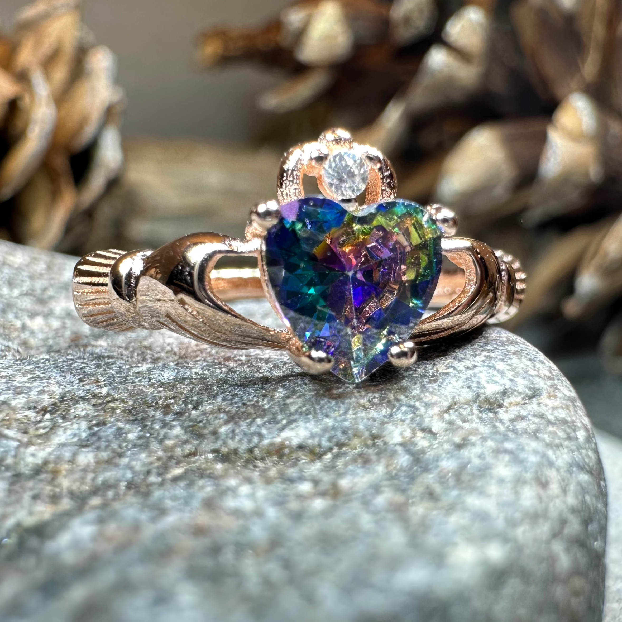 Authentic Donnybrook Claddagh Ring - Irish Friendship & Love Ring - Sterling Silver or Gold Celtic Jewelry - Perfect for Weddings, Anniversaries & Gifts