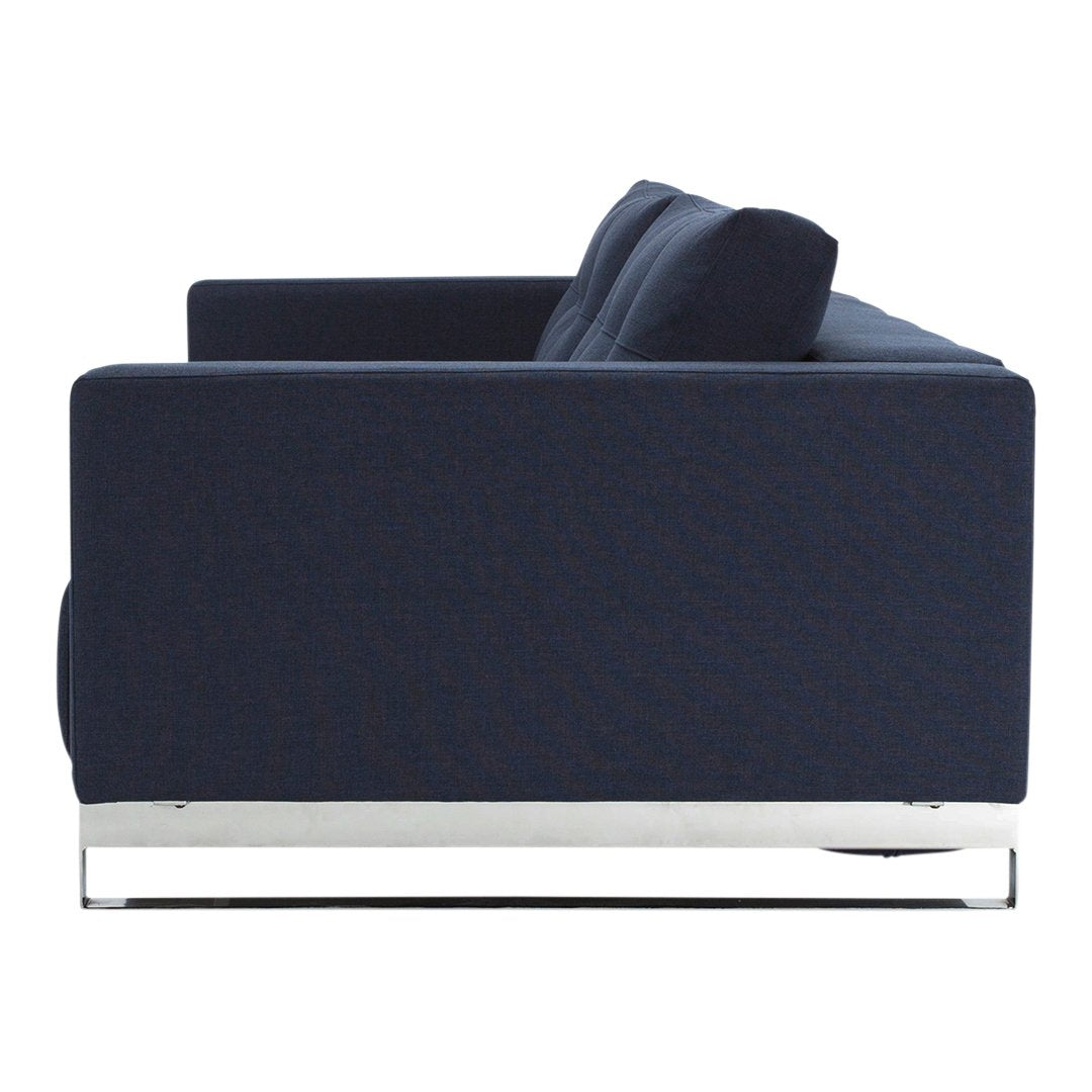 Cassius Deluxe Queen Sofa - Modern Upholstered Living Room Furniture for Small Spaces, Apartments & Home Theater Seating